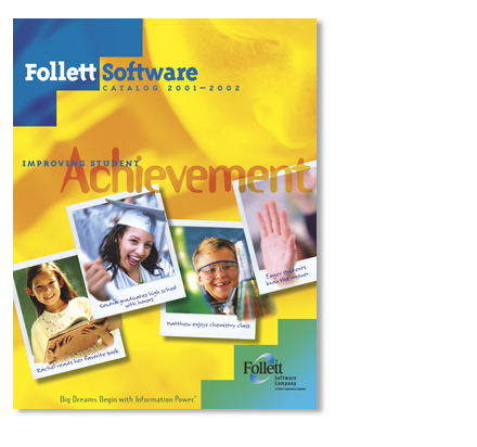 Follett Software folder spread